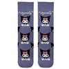 Purple Cute Kuromi Socks