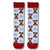Rudolph Reindeer Snowflake Christmas Socks