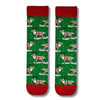 Reindeer Snow Walk Christmas Socks