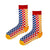 Color Block Checkerboard Socks