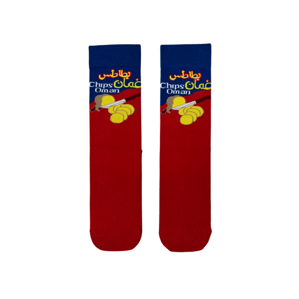 Chips Oman Red Socks