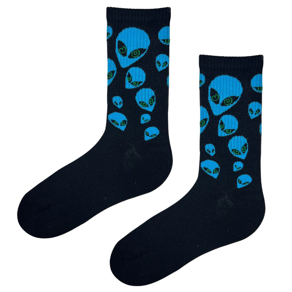 Alien Invasion Tennis Socks