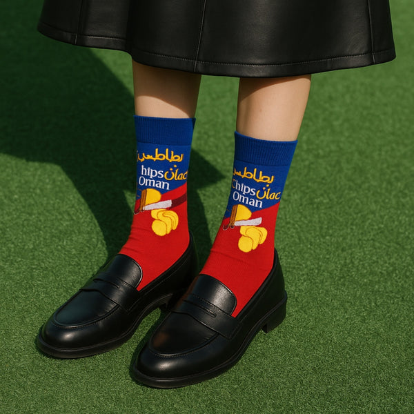Chips Oman Red Socks