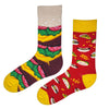 Burger & Snacks Mismatched Foodie Socks