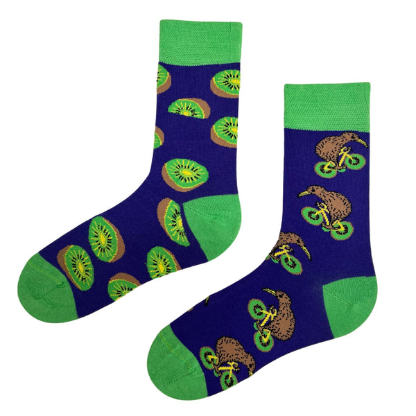 Kiwi Fruit & Kiwi Bird Socks