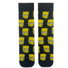 Bart Simpson Patterned Socks