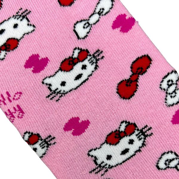 Pink Hello Kitty Patterned Socks