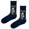 Bob Marley Socks!Featuring a bold portrait of Bob Marley with the iconic red, yellow, and green reggae colors, these socks are perfect for music lovers and fans of reggae culture