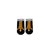 Chicken Feet Ankle Socks! Featuring a bold black base with a cartoon-style chicken leg design,