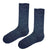 Designed in a versatile solid navy shade, these socks are perfect for everyday wear – from the office to casual outings.