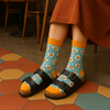 Crew socks featuring sunny side up egg design