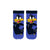 Daffy Duck Kids Socks! Featuring the iconic duck with his classic smirk on a vibrant purple background,