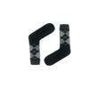 Dark Grey Argyle Crew Wool Socks. Featuring a classic grey and black diamond pattern,