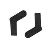 Dark grey ribbed crew & wool socks – a perfect blend of comfort and style