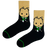 Draco Malfoy Wizard Socks – perfect for fans of the cunning and ambitious Slytherin house! Featuring a cute cartoon-style Draco design in his iconic black robe and green scarf,