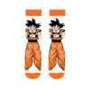 Goku Stance Socks! Showcasing Goku in his original powerful pose from Dragon Ball Z, these socks are perfect for anime lovers and 90s nostalgia fans.