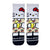 Hello Kitty Summer Lemonade Socks! Featuring Hello Kitty sipping a cool drink surrounded by cherry accents
