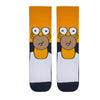 Homer dad socks inspired by the world's most iconic animated father. Featuring his unmistakable wide-eyed stare and white shirt look.
