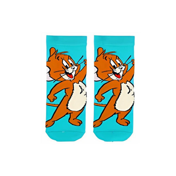 Jerry cartoon kids socks! Designed with the beloved mouse from the classic cartoons