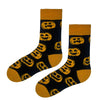 Pumpkin Halloween Socks 🎃 — a festive must-have for the season! Featuring bright orange jack-o’-lanterns on a deep black base, they’re the perfect balance of fun and fright.