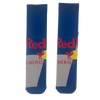 Red Bull-inspired socks bring bold energy to every step. Featuring a dynamic blue and grey color combo with a vibrant yellow and red design, these unisex crew socks are perfect for fans of high-energy vibes.