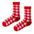 Red Gingham Checkered Socks! Inspired by classic picnic blankets,