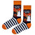 “Spooky Ghost Socks with cute white ghost design, unisex breathable cotton socks, fits sizes 35 to 45.”