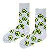 Avocado Patterned White Socks