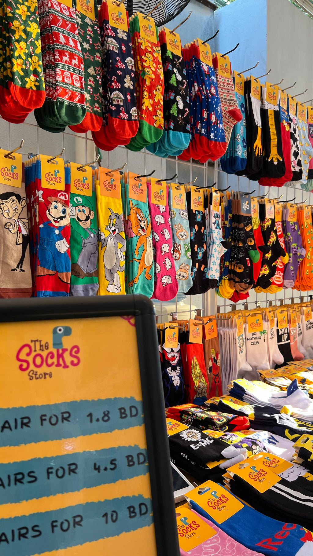 🎄 Socks Store at the BSB Festive Night Market