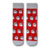 Santa Face Red Christmas Socks