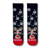 Reindeer With Christmas Lights Socks