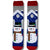 Snowman Christmas House Socks