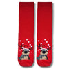 Red Reindeer Christmas Socks