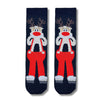 Reindeer Red Overalls Christmas Socks