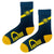 Al Nassr Inspired Socks. Featuring the iconic navy and yellow color scheme, these crew socks