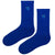 Blueberry Embroidered Socks. Featuring a clean solid blue base with a small embroidered blueberry cluster, these socks bring a fun and minimal twist to your outfit. 