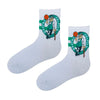  Boston Celtics Socks! Featuring the iconic green leprechaun design, these white crew socks are perfect for basketball 