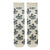  Cartoon Cat Face Socks are a must-have for any feline fan. Featuring a repeating pattern of adorable cartoon cat faces on a creamy beige base, 