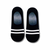 Classic White Stripe Ankle Visible Socks in bold black. Designed to stay hidden and comfortable,