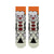  Clown Socks – designed for horror lovers who dare to stand out. Featuring a creepy clown design with vivid orange, red, and black details, these socks scream Halloween all year long. 