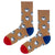  Coffee Mug Socks – a must-have for caffeine lovers! These warm brown socks feature a fun white coffee cup pattern 