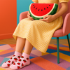 Pink Watermelon Ankle Socks
