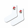 Super Mario Embroidered Tennis Socks
