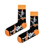  Dancing Skeleton Halloween Socks – the ultimate festive flair for your feet! Featuring playful skeletons, pumpkins, bats