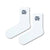  First Class B**** white crew socks. Designed for those who walk with confidence and speak their truth, 