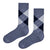 Featuring a sophisticated diamond-check design in shades of grey and navy, these socks are perfect for office wear, business meetings, or smart-casual outfits.