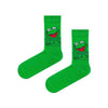  Happy Frog Socks! Inspired by the iconic green puppet, these socks are full of personality — bright green, playful, and full of laid-back charm.