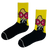  Luna Lovegood Socks! Designed for fans of quirky charm and wizardry, these socks feature a colorful cartoon illustration 