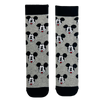  Mickey Mouse Gray Patterned socks, featuring an all-over print of your favorite classic character