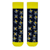 One Piece Jolly Roger Pirate Socks. Designed with the iconic skull-and-crossbones pattern wearing a straw hat, these socks are perfect for anime fans and collectors.